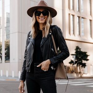 Mister Zimi Classic Black Leather Jacket